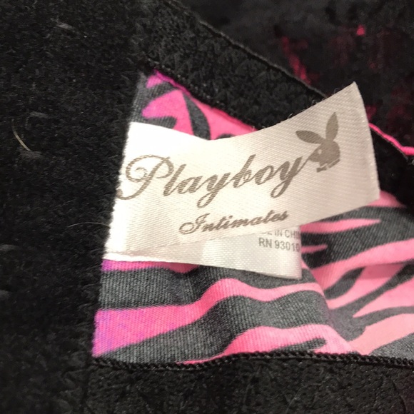PLAYBOY BRA.  34C TIGER STRIPE W PICS OF PLAYBOY BUNNIES.  💕 - Picture 5 of 10
